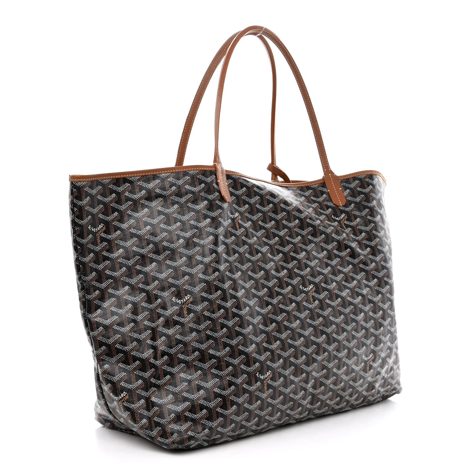 Goyard Goyardine Saint Louis GM Black Gold 4 of 17