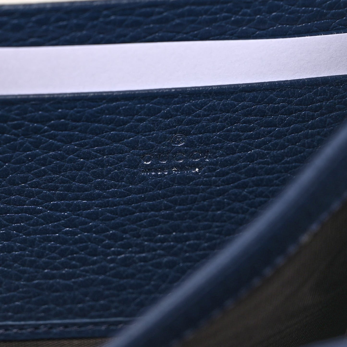 Dollar Calfskin Crystal Mini Dionysus Chain Wallet Blue Agata Black Diamond