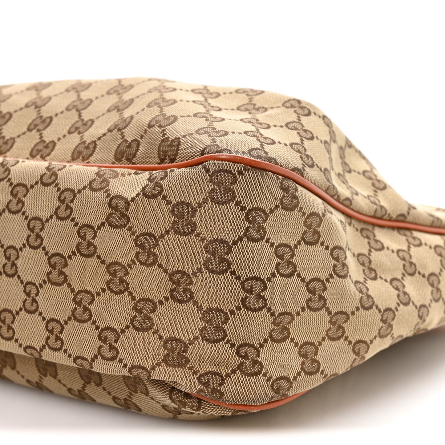 Monogram Medium Sukey Top Handle Tote Beige Orange