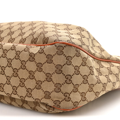 Gucci Monogram Medium Sukey Top Handle Tote Beige Orange 9 of 9
