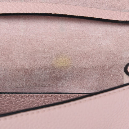 Valentino Garavani Pebbled Calfskin Medium Rockstud Flip Lock Crossbody Bag Rose Quartz 13 of 15