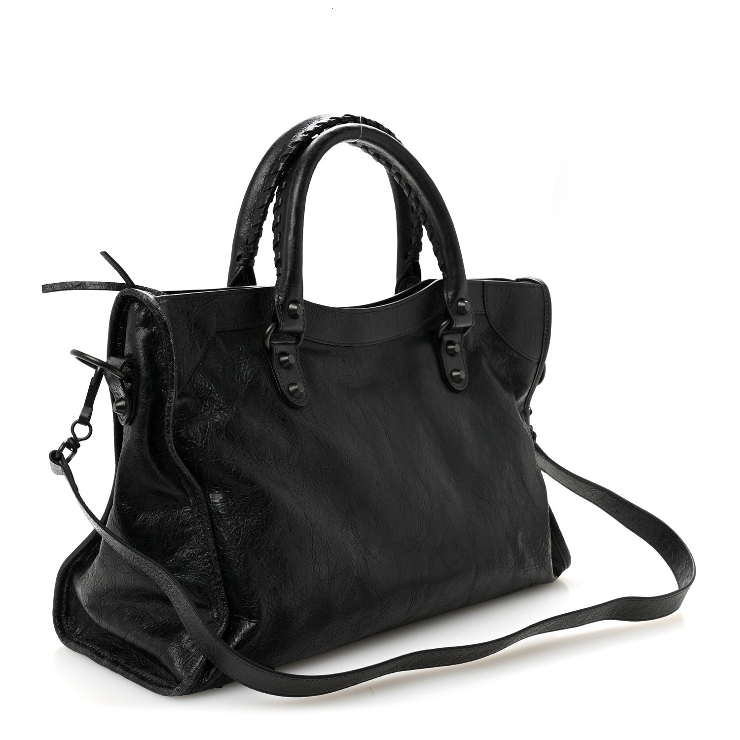 Balenciaga Agneau Arena Classic Hardware Medium Le City Black 3 of 9