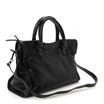 Balenciaga Agneau Arena Classic Hardware Medium Le City Black 3 of 9