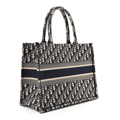 Christian Dior Oblique Medium Book Tote Blue Multicolor 3 of 12