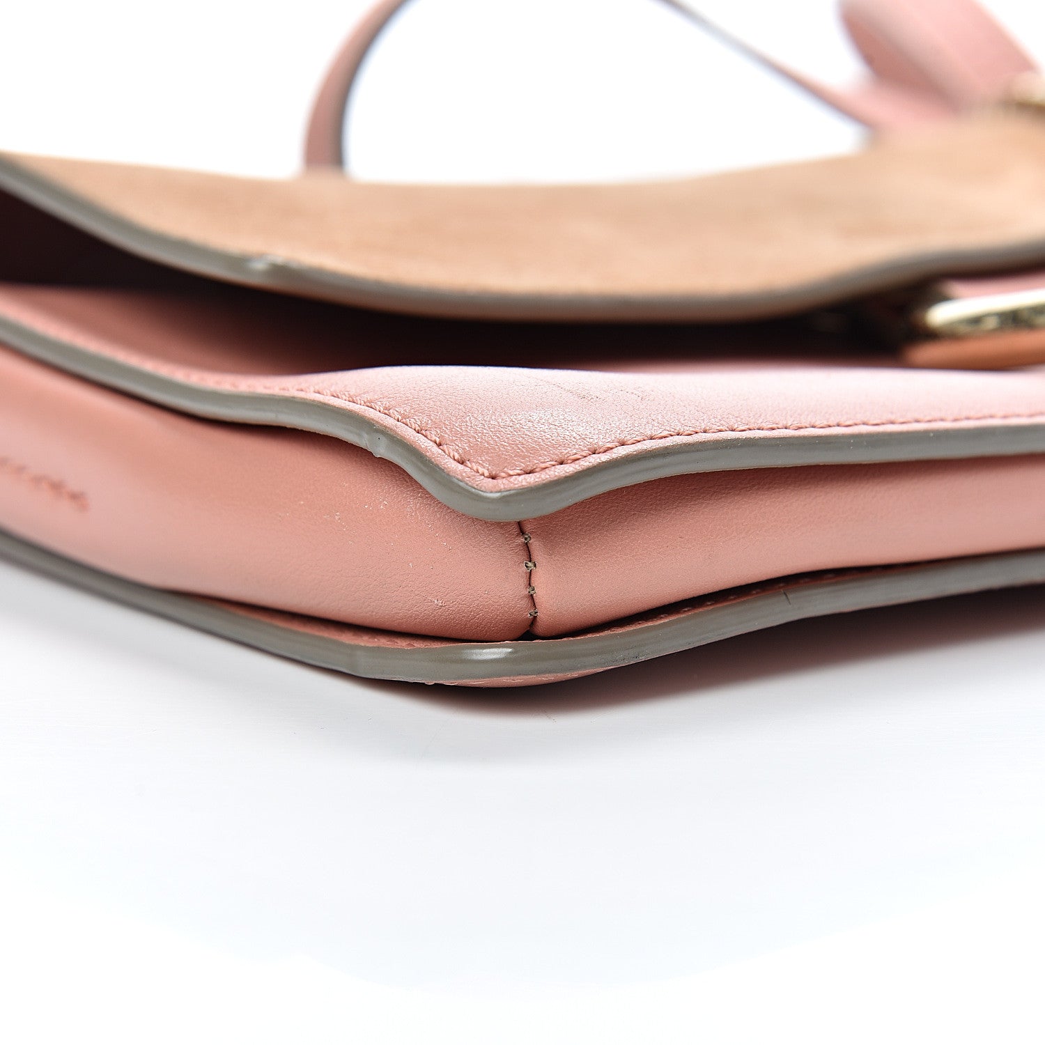Chloe Suede Calfskin Small Faye Shoulder Bag Blushy Pink 7 of 17