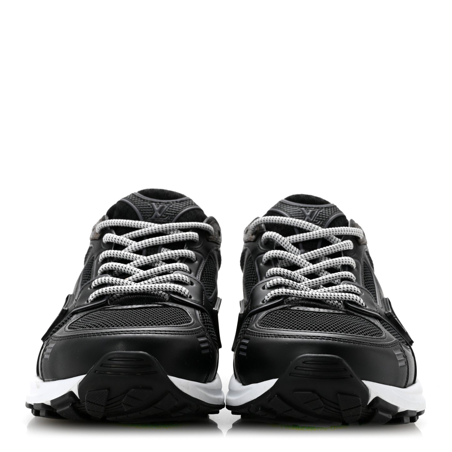 Mesh Monogram LV Olympia Sneakers 37 Black