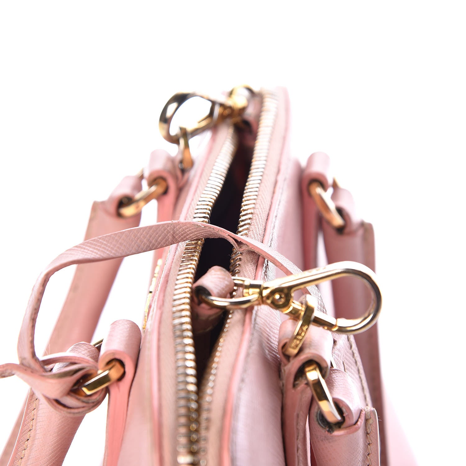 Prada Saffiano Vernice Small Promenade Tote Orchidea 7 of 14