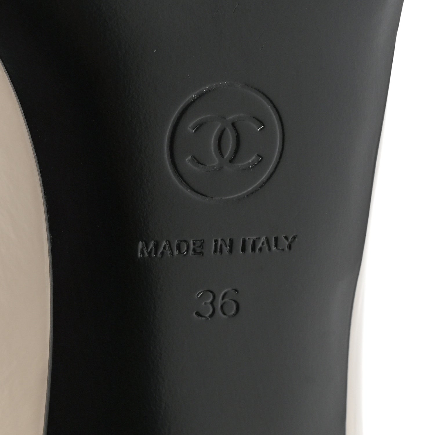 Chanel Shiny Goatskin Cap Toe Mary Jane Pumps 36 Grey Dark Grey 6 of 9