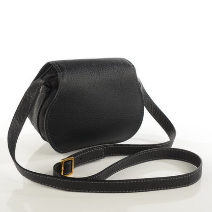 Chloe Calfskin Mini Marcie Round Crossbody Bag Black 3 of 9