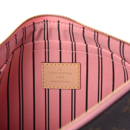Louis Vuitton Monogram Neverfull MM GM Pochette Rose Ballerine 6 of 6