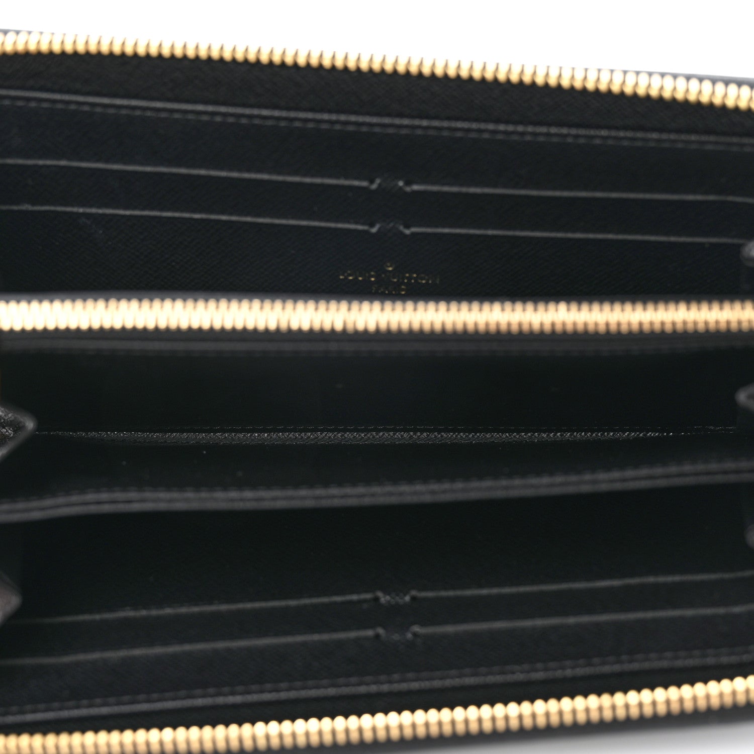 Louis Vuitton Calfskin Colored Monogram Zippy Wallet Blue Black 5 of 6