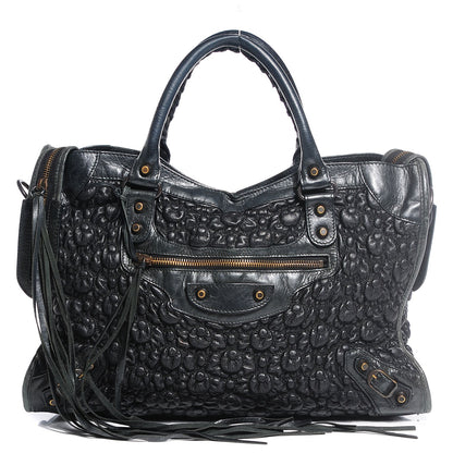 Balenciaga Smocked Agneau City Anthracite 1 of 13