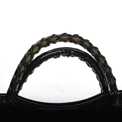 Balenciaga Glazed Calfskin Classic Hardware City Black 9 of 9
