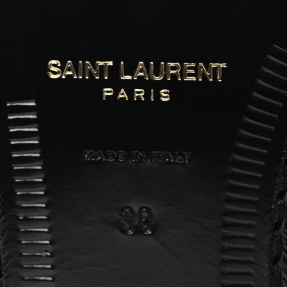 Saint Laurent Magnum Lux Calfskin Le Loafer 15 Moccasins 38 Black 8 of 11