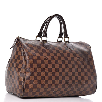 Louis Vuitton Damier Ebene Speedy 35 3 of 30
