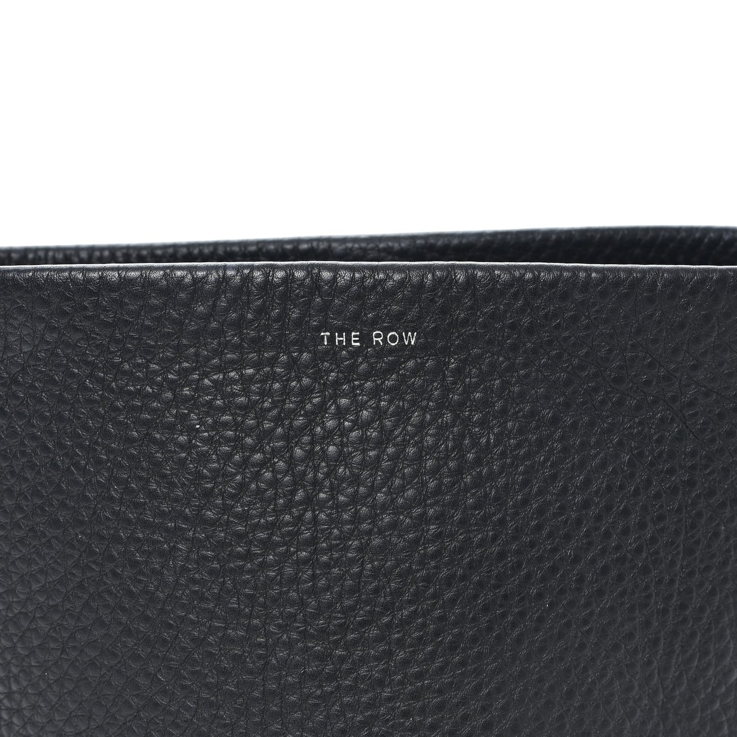 Grained Calfskin Small N/S Park Tote Black