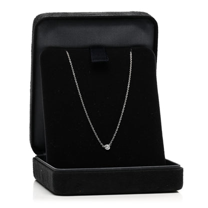 Tiffany Platinum Diamond .12ct Elsa Peretti Diamonds by the Yard Pendant Necklace 5 of 5