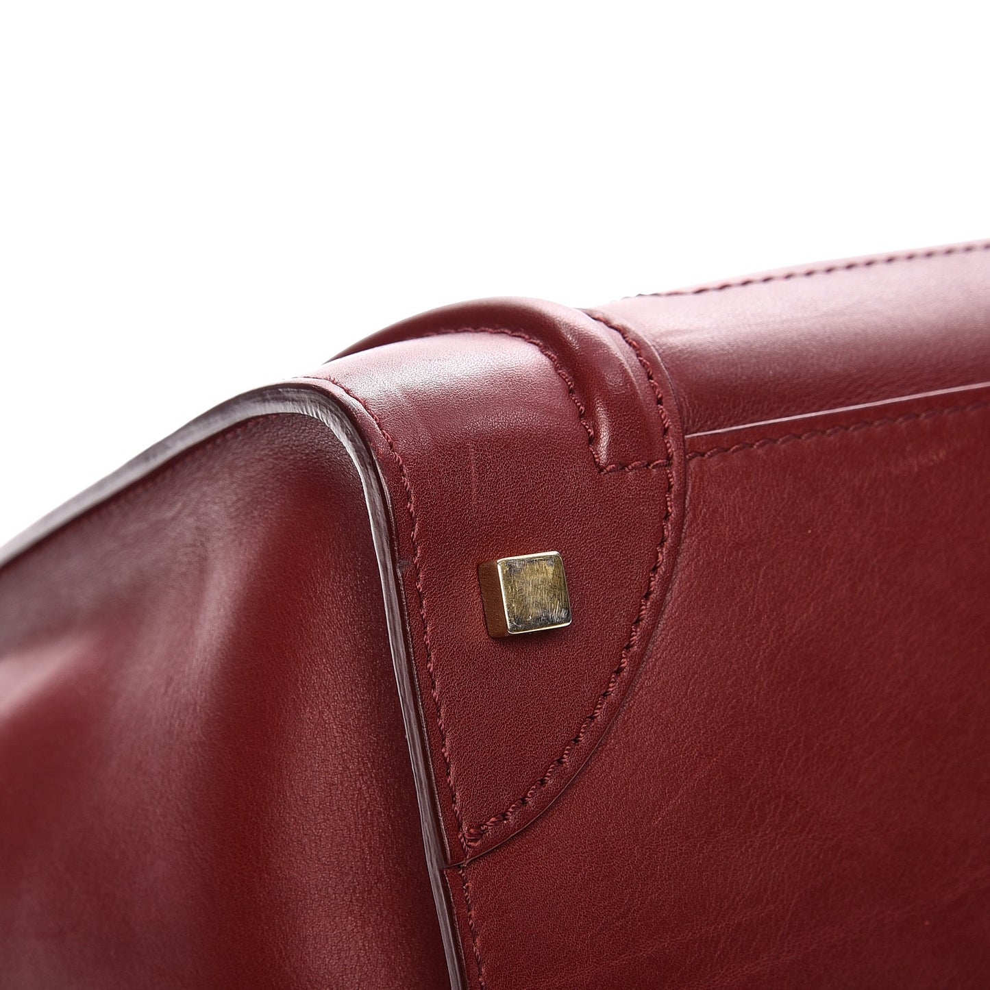 Smooth Calfskin Mini Luggage Burgundy