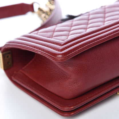 Chanel Goat Hair Small Boy Flap Red 12 of 20
