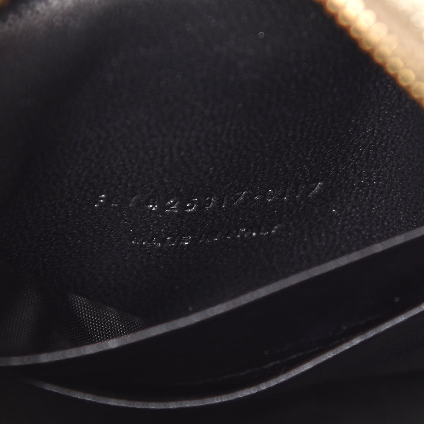 Metallic Calfskin Monogram Blogger Bag Gold