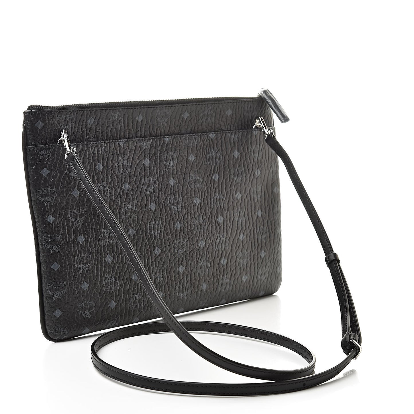 Visetos Medium Crossbody Pouch Black