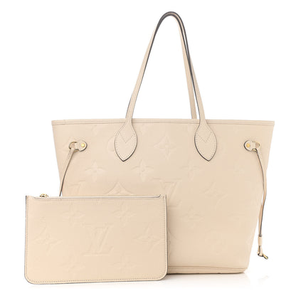Louis Vuitton Empreinte Monogram Giant Neverfull MM Cream 1 of 11