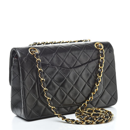 Chanel Lambskin Quilted Small Double Flap Black 3 of 15