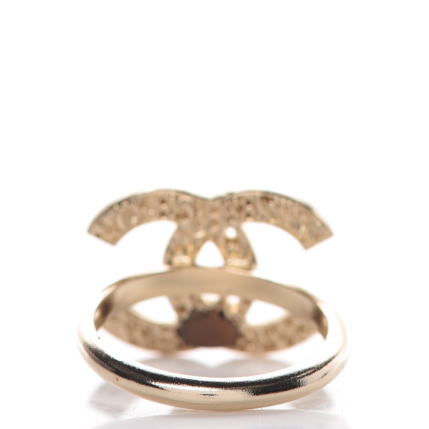 タ*ン様 CHANEL アイボリー CCロゴ リング Chanel CC Chain Logo Ring 6.5 Gold 407903 – FASHIONPHILE