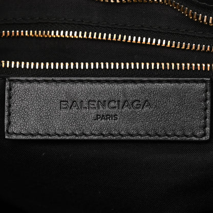 Balenciaga Veau Amp Plate Gold Hardware City Black 6 of 12