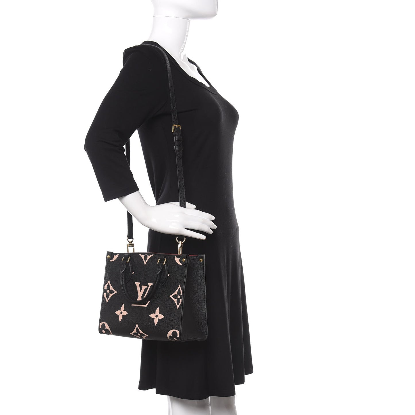 Empreinte Monogram Giant Onthego PM Black Beige