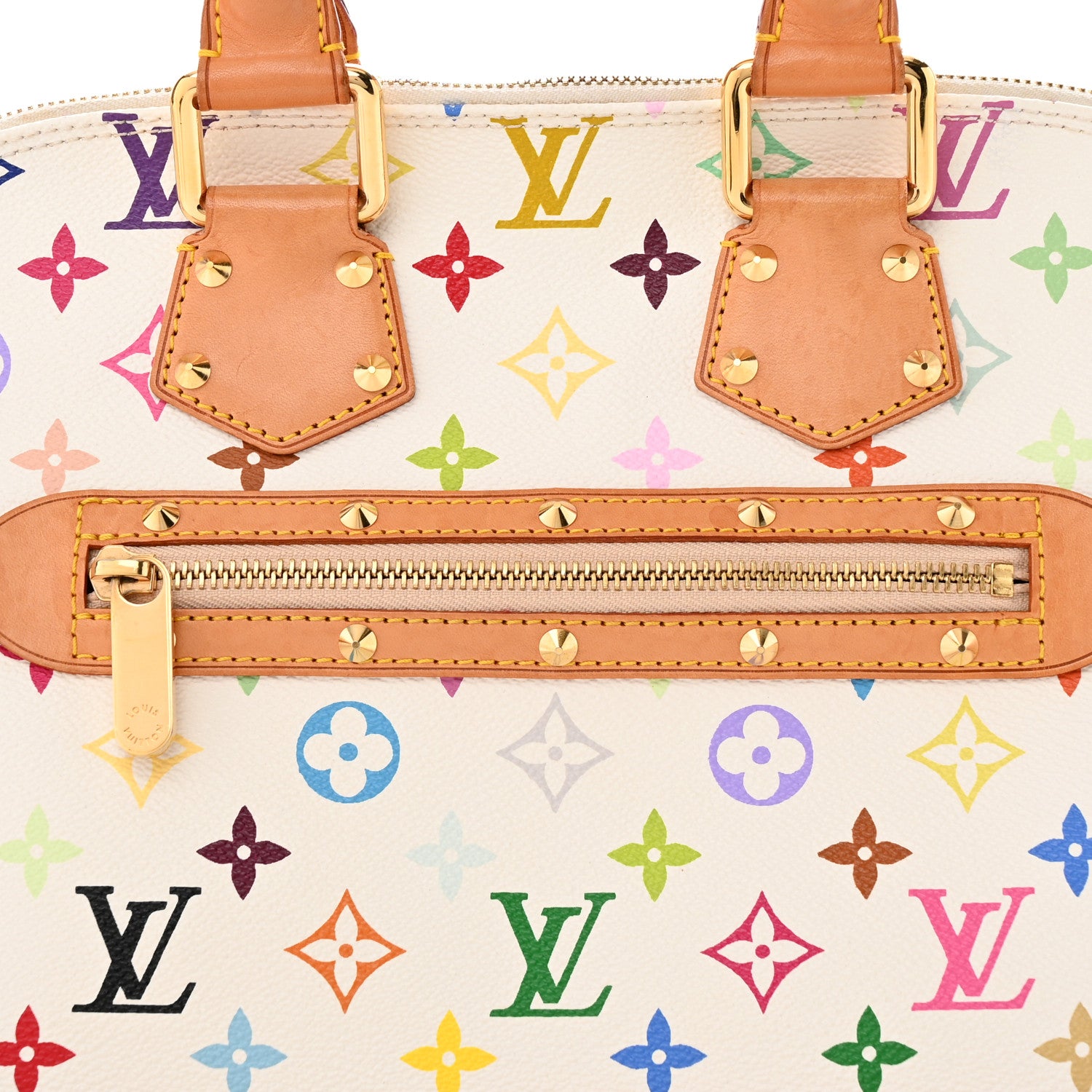 Louis Vuitton Monogram Multicolor Alma White 8 of 13