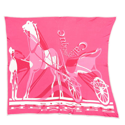 Hermes Silk Carre Caleche Elastique Scarf 90 1 of 5