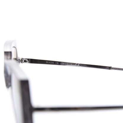Chanel 18K White Gold Mirror Square Sunglasses 6051 Gray 5 of 8
