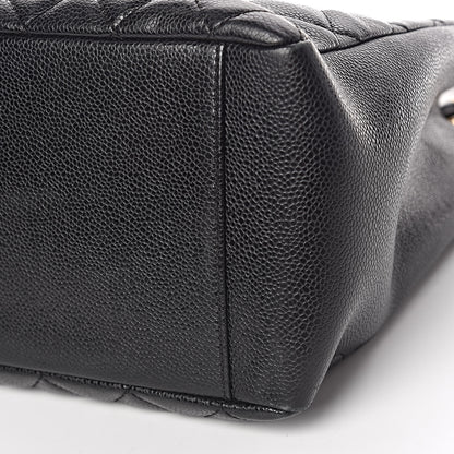 Chanel Caviar Quilted Grand Shopping Tote GST Black 10 of 10