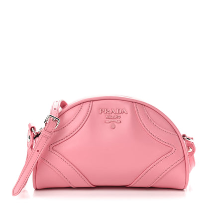 Prada Soft Calfskin Bowling Crossbody Bag Petalo 1 of 9