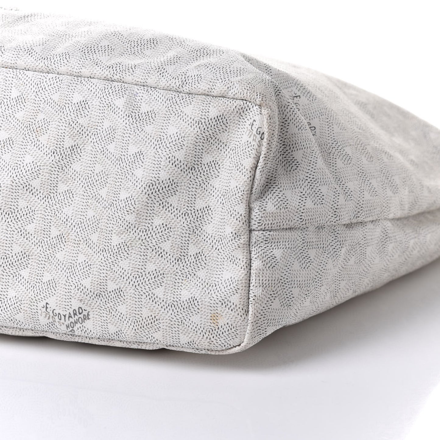 Goyardine Fidji Zip Hobo White