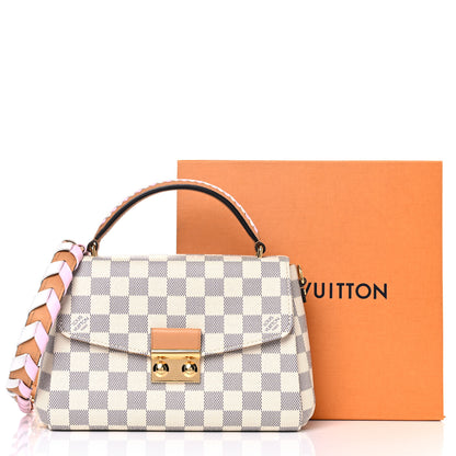 Louis Vuitton Damier Azur Braided Croisette Rose 8 of 8