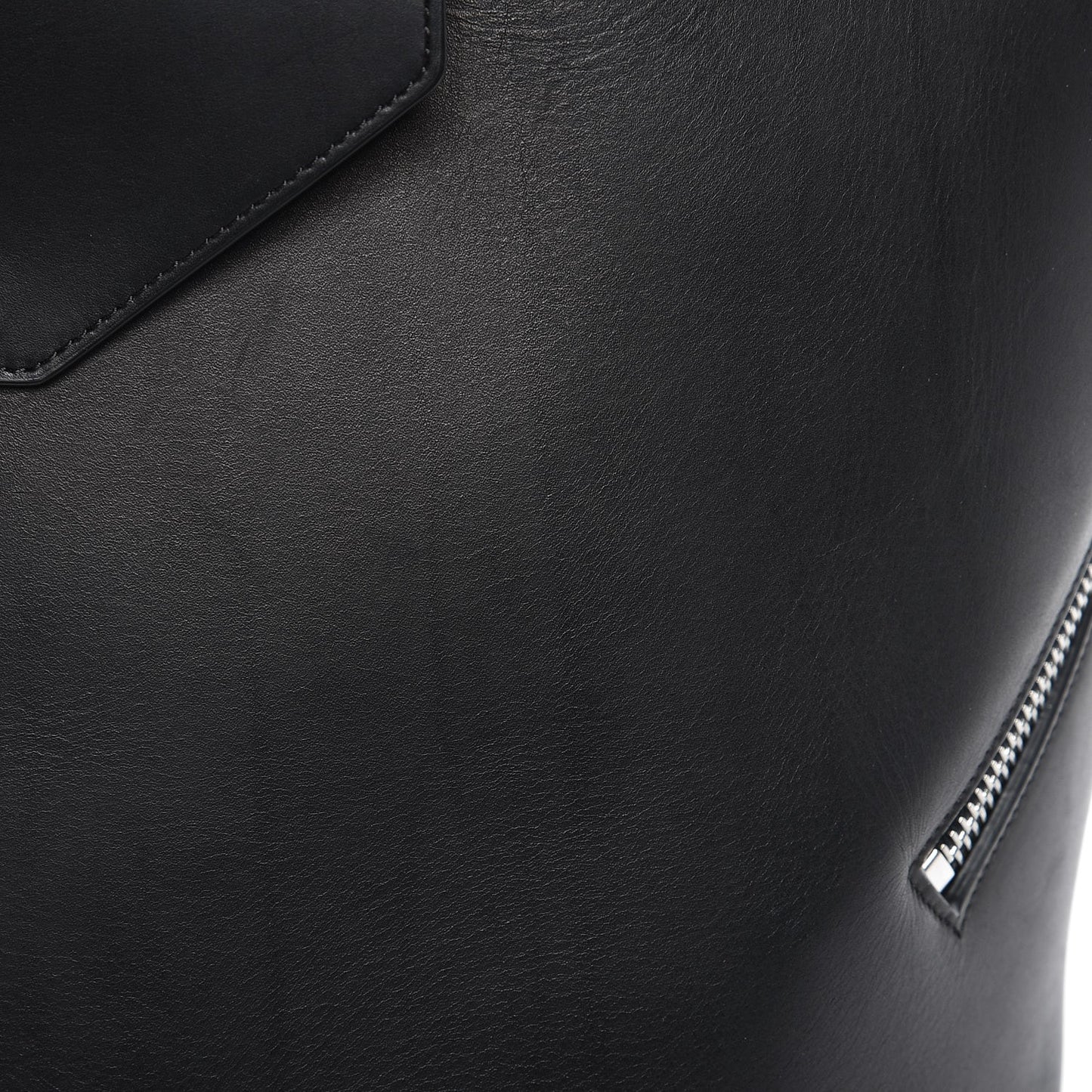 Natural Calfskin Biker Bucket Shoulder Bag Black Sunflower