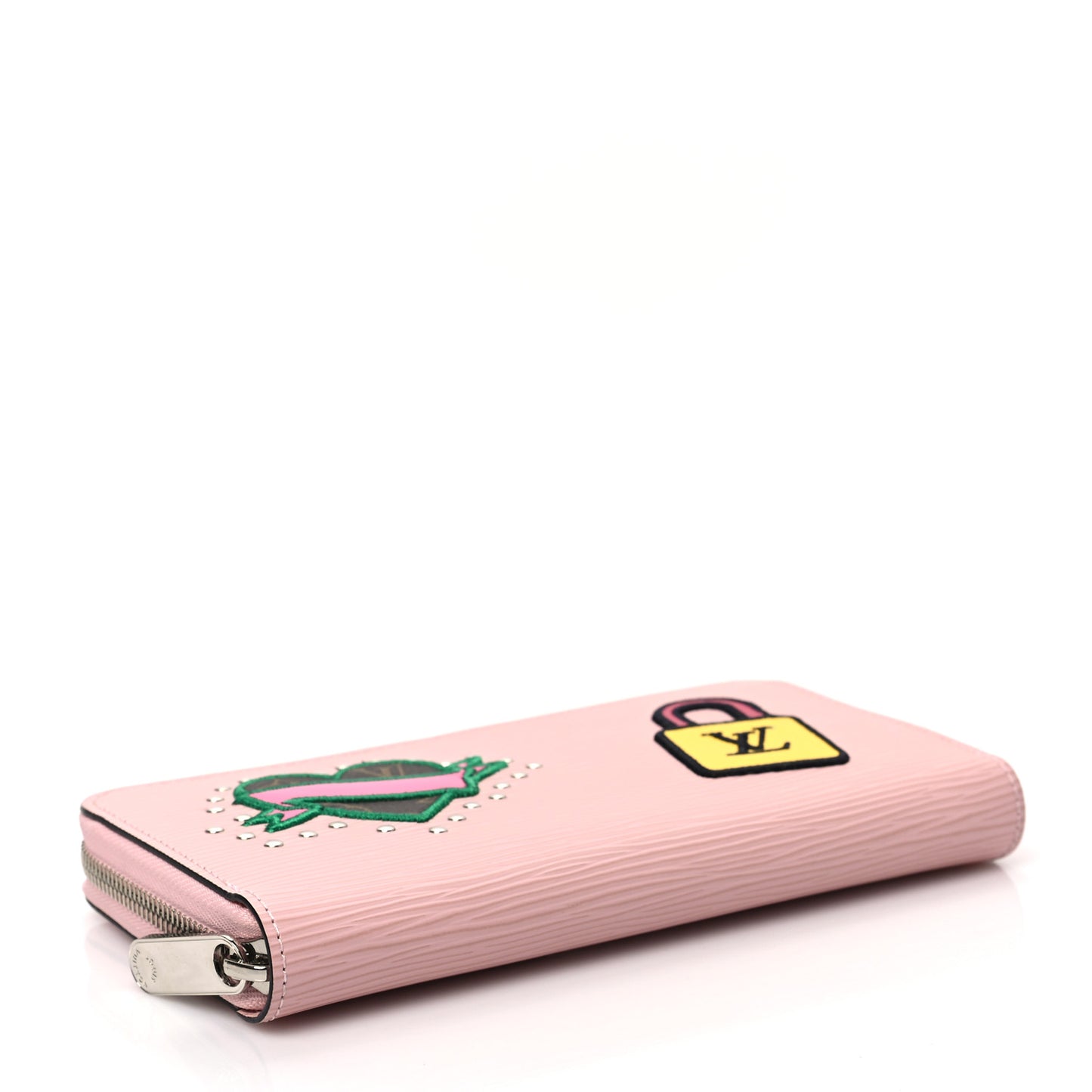 Epi LV Stories Zippy Wallet Rose Ballerine