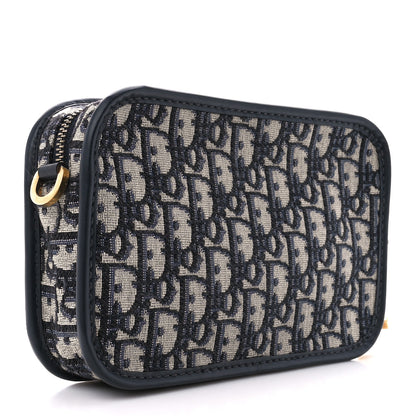 Christian Dior Oblique Diorquake Clutch Blue 3 of 10