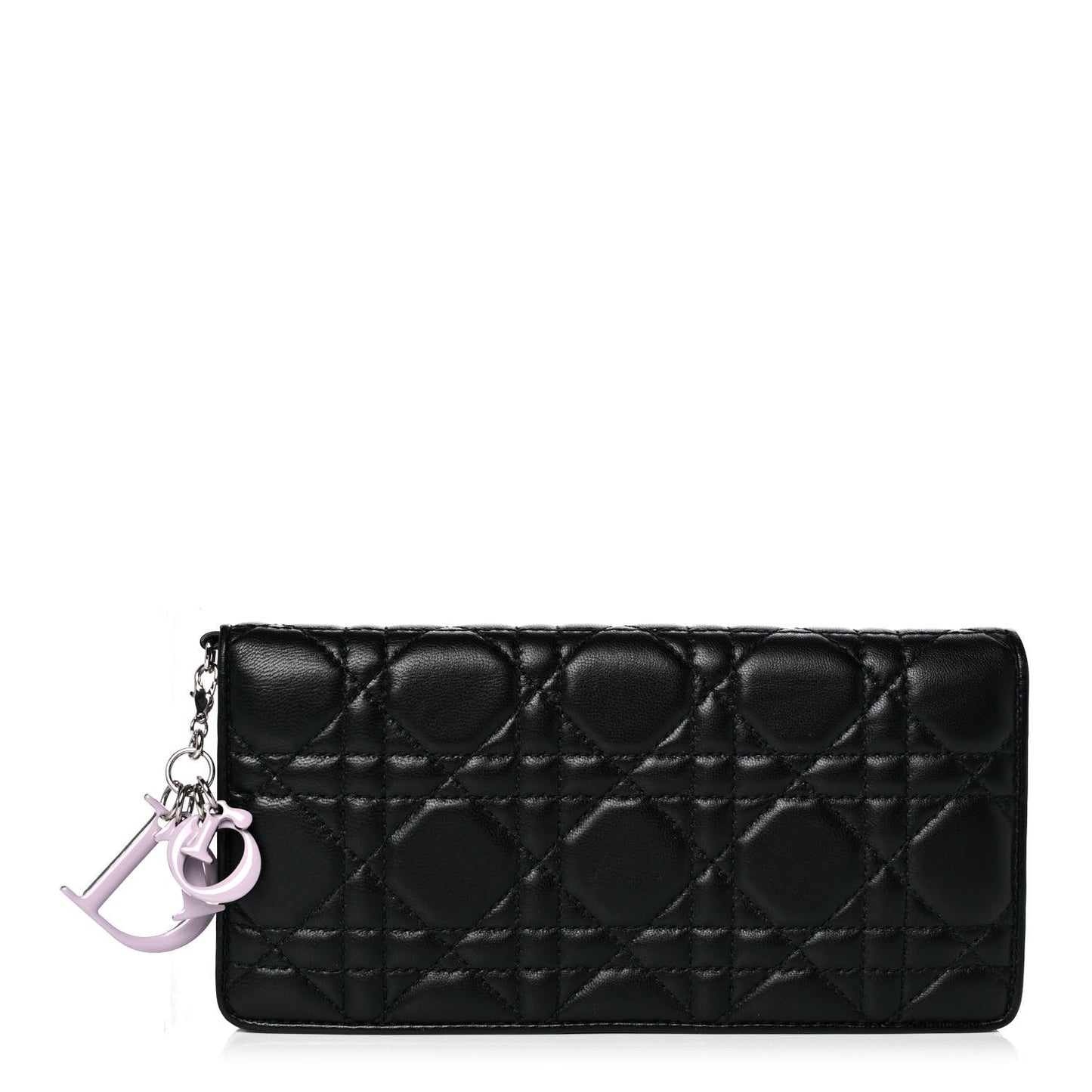 Lambskin Cannage Rendezvous Wallet Black