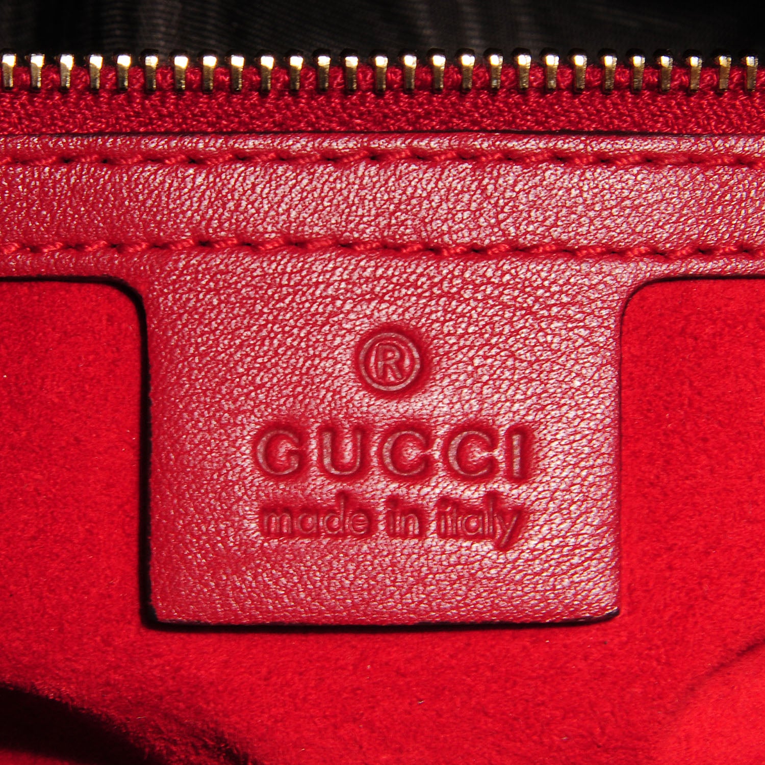 Gucci Patent Guccissima Medium Mayfair Tote Red 6 of 7