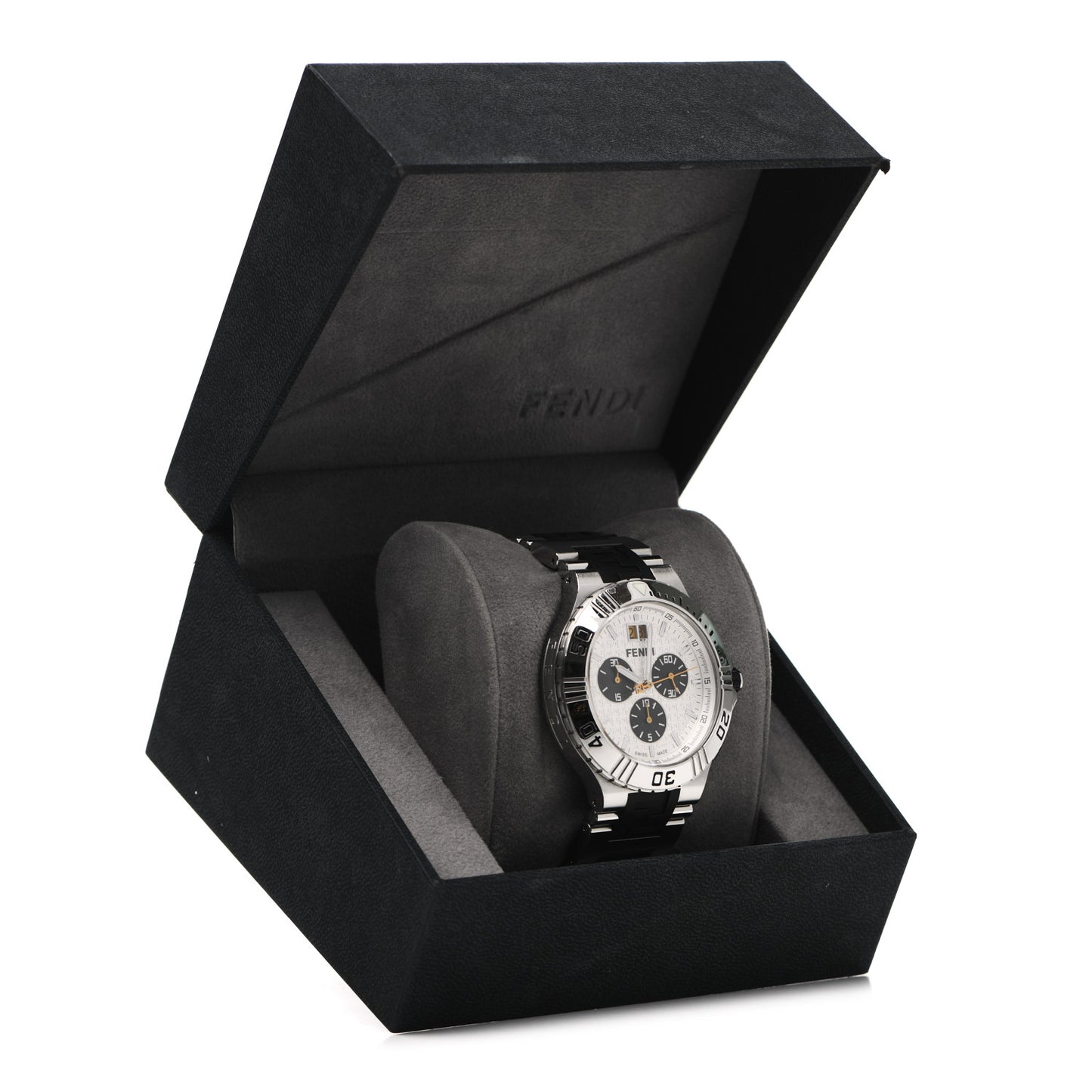 Stainless Steel Rubber 43mm Orologi Chronograph Quartz Watch