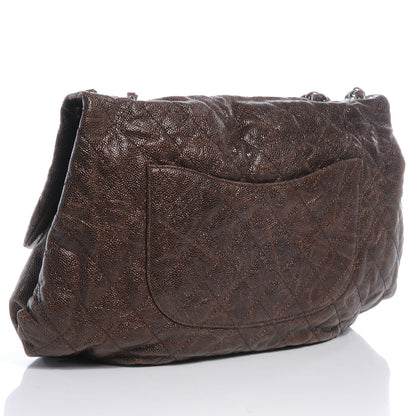 Chanel Caviar Maxi Elastic Flap Brown 3 of 8