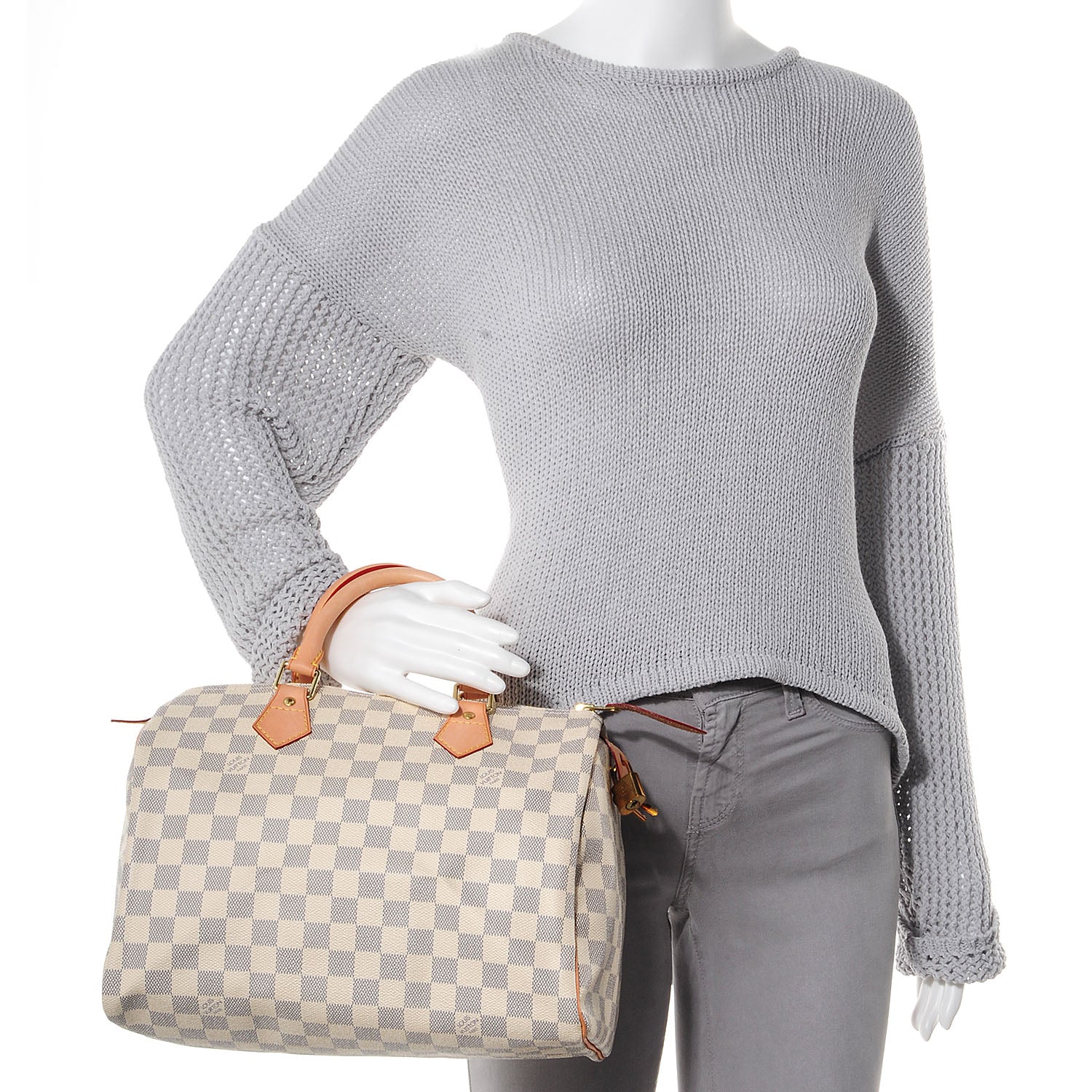 Louis Vuitton Damier Azur Speedy 30 2 of 7