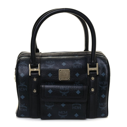 MCM Visetos Small Boston Bag Black 1 of 16