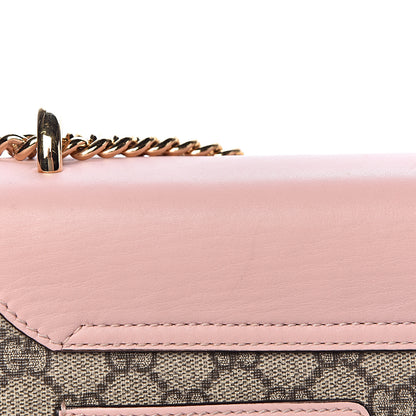 Gucci GG Supreme Monogram Calfskin Medium Padlock Shoulder Bag Beige Perfect Pink 15 of 16