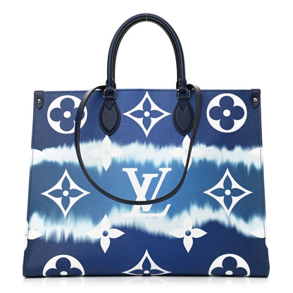Louis Vuitton Monogram Escale Onthego GM Blue 1 of 10