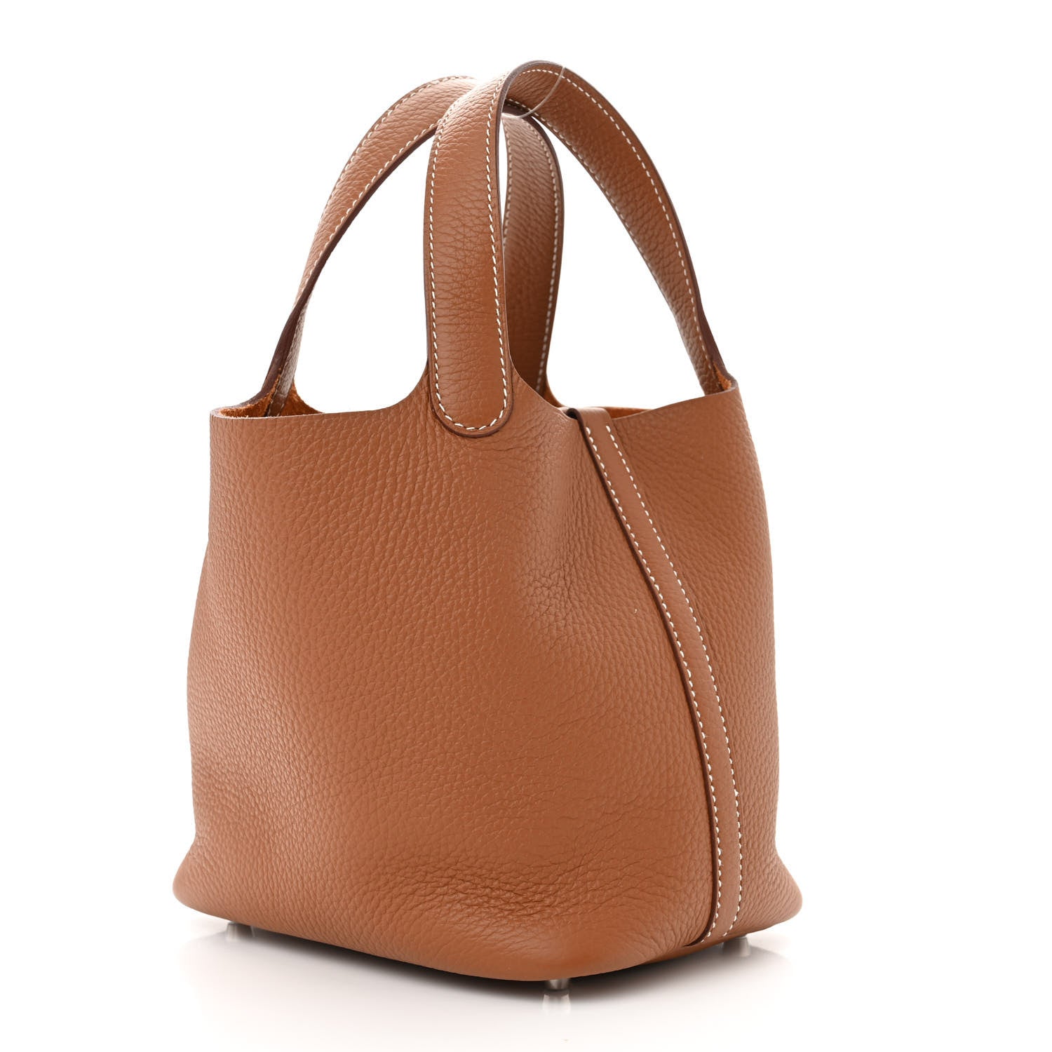 Hermes Taurillon Clemence Picotin Lock 18 PM Gold 3 of 10