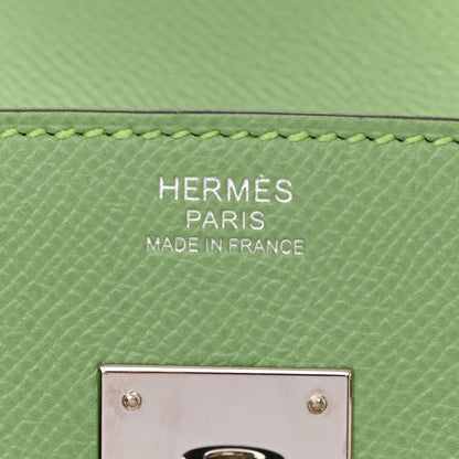 Hermes Epsom Sellier Birkin 30 Vert Criquet 6 of 14